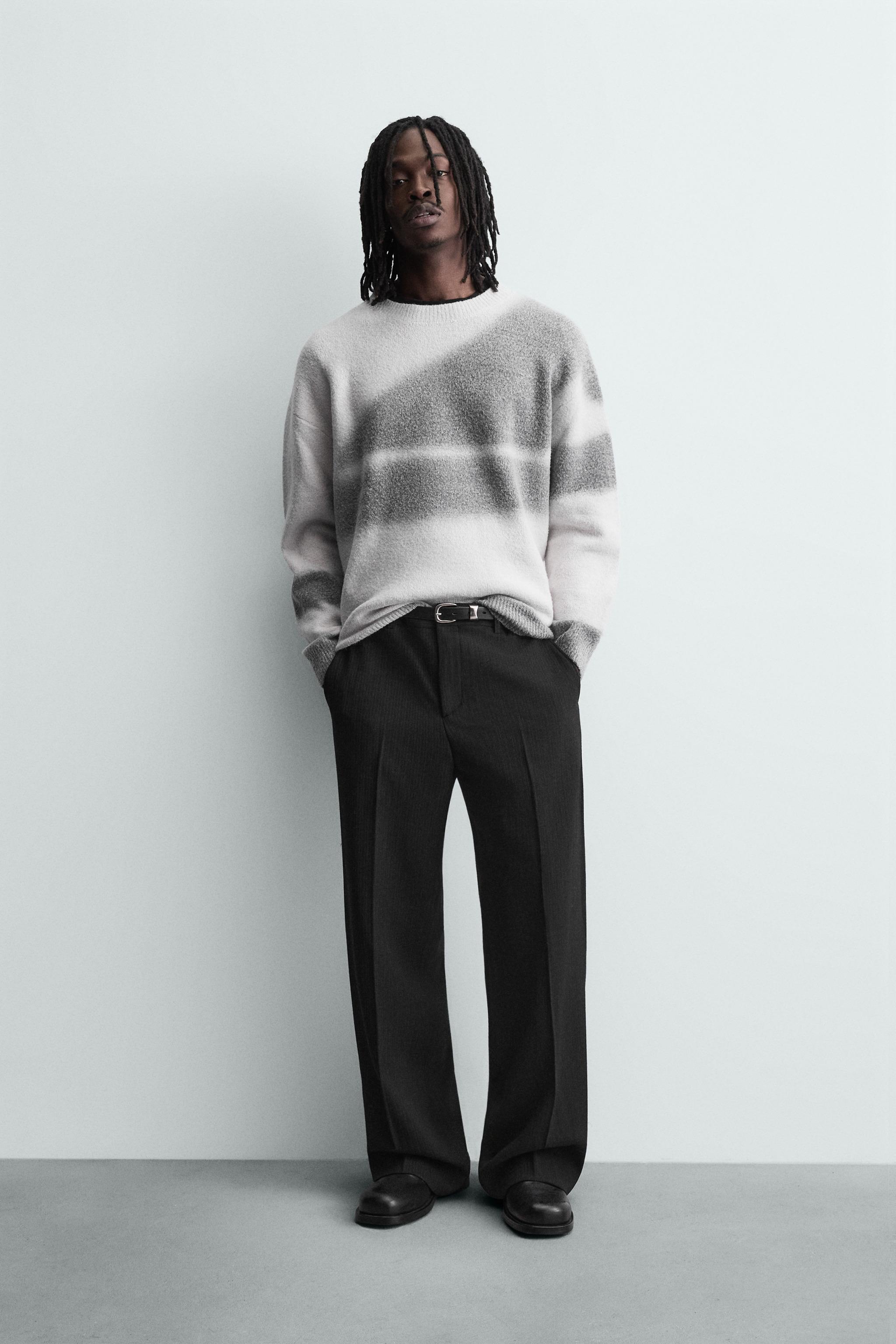 SPRAY EFFECT PRINT JUMPER